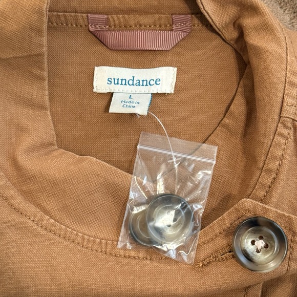 Sundance Women's L Journeyer Belted Jacket Camel Tan Boho Streetwear Western - Picture 5 of 7